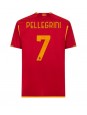 Billige AS Roma Lorenzo Pellegrini #7 Hjemmedrakt 2023-24 Kortermet